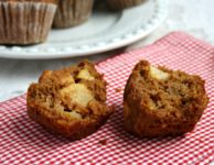 Muffins pomme-cannelle à la mélasse